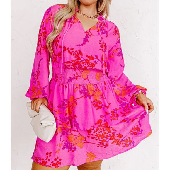 Sugarlips pink and red dress women's size small - Picture 1 of 5